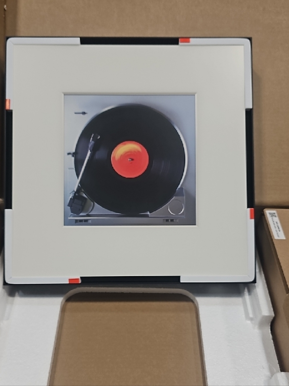 Samsung Music Frame LS60D - Beige Box with White Logo